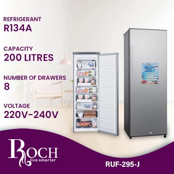 Congélateur Vertical Roch RUF-295-DC