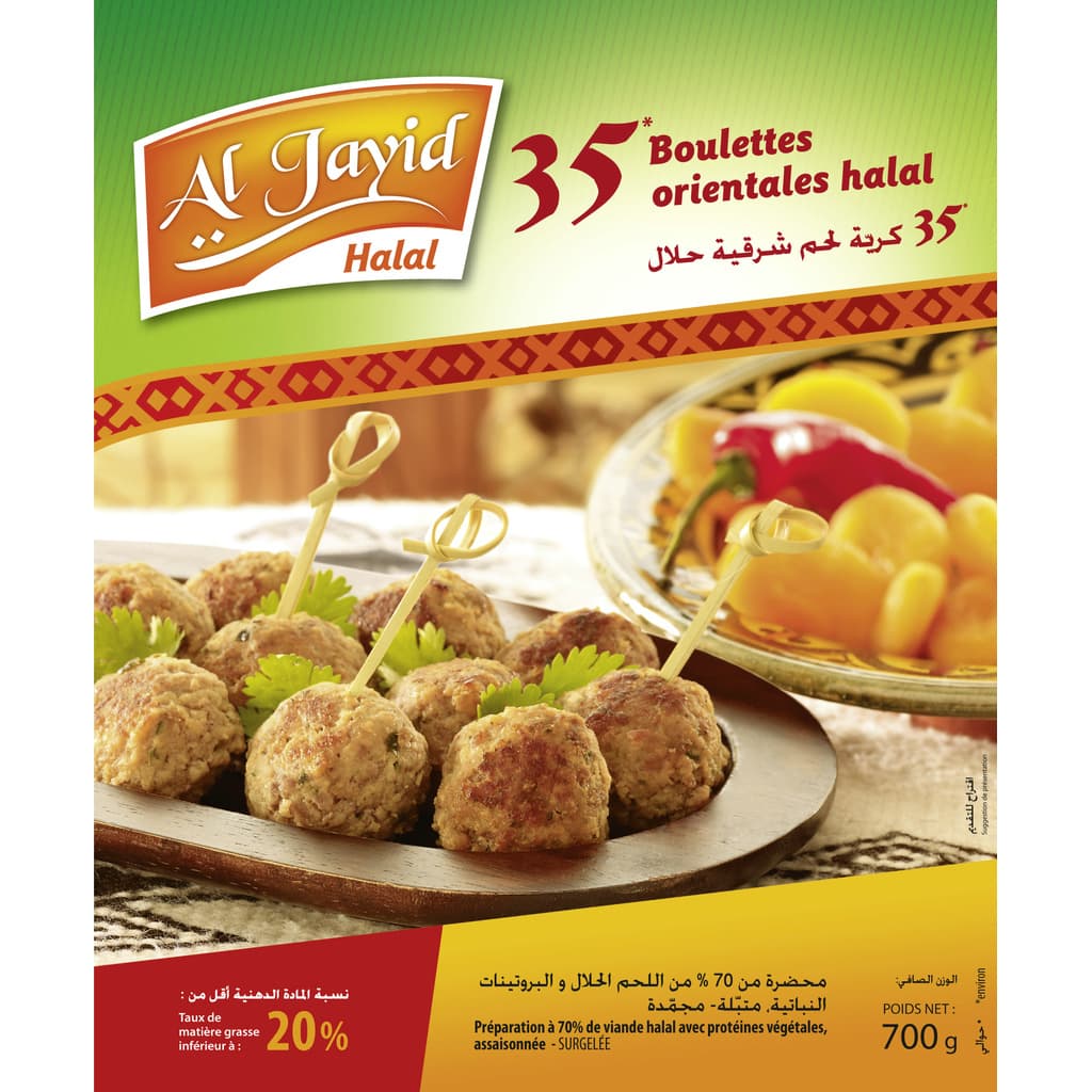Al Jayid 35 Boulettes orientales halal